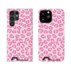 Pink Leopard Holder Phone Case