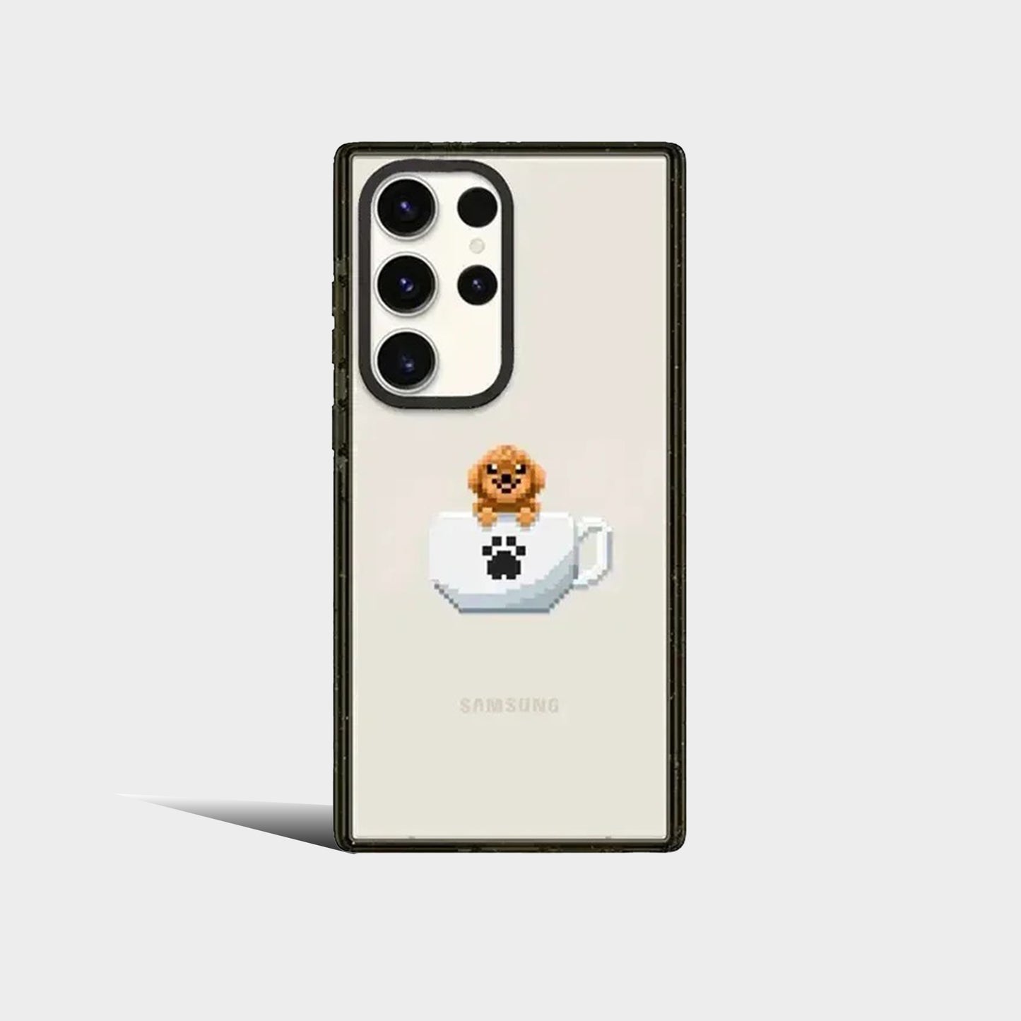 Cute Puppy Magnetic Acrylic Protective Case for Samsung Galaxy