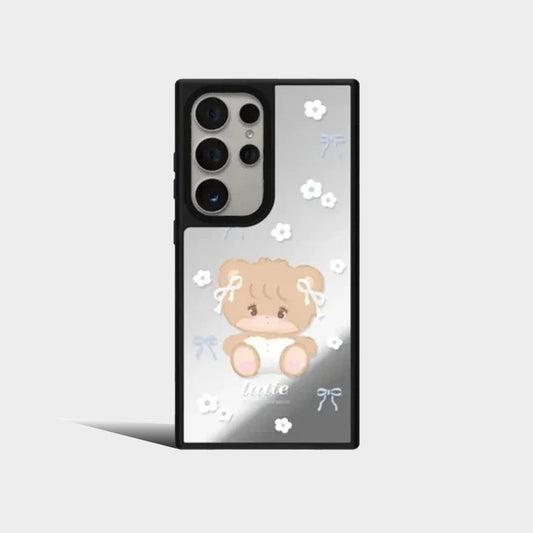 Cartoon Mirror Surface Protective Case for Samsung Galaxy