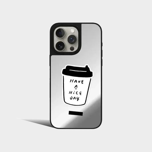 Coffee Mirror Magnetic iPhone Case