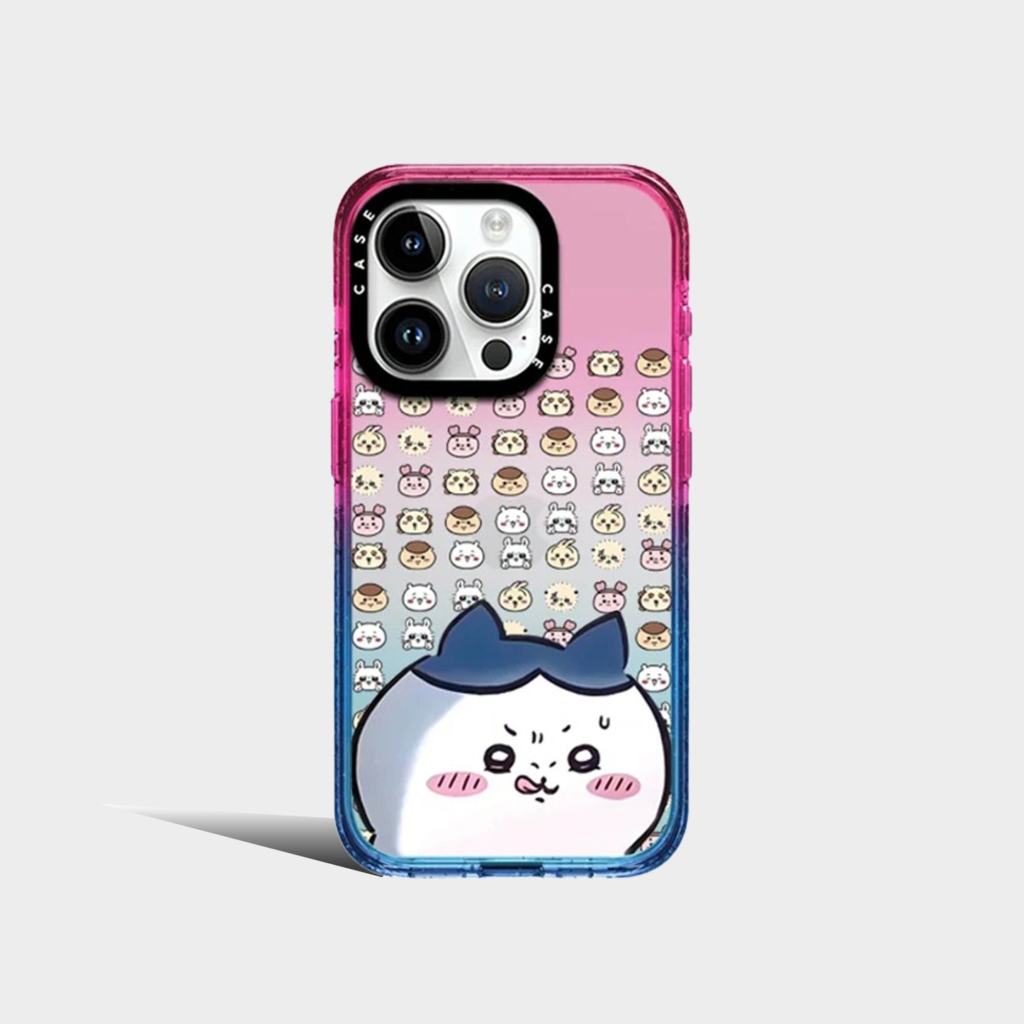 Cotton Candy Chiikawa Cute Hamster Acrylic Phone Case