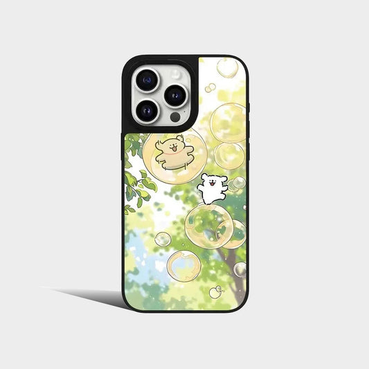 Dog Friends Summer Watermelon Mirror Magnetic Iphone Case