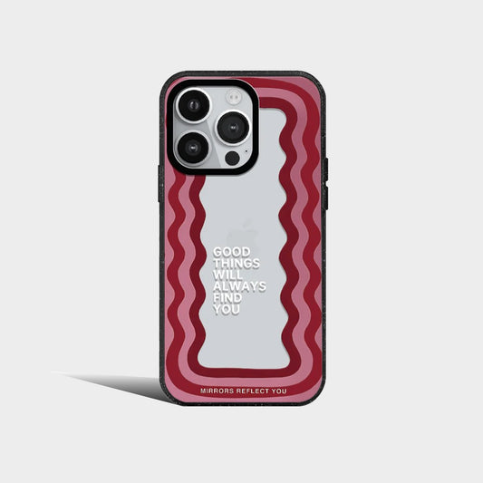 Wave inspirational slogan Acrylic Phone Case With MagSafe Phone Case