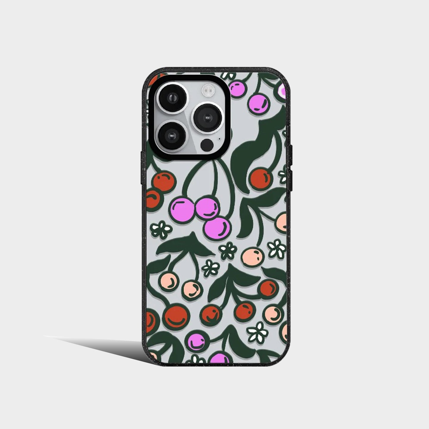 Cute Cherry Clouds Moon Bow-knot Acrylic Phone Case