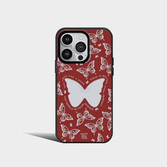 Butterfly Colorful Acrylic With MagSafe Phone Case