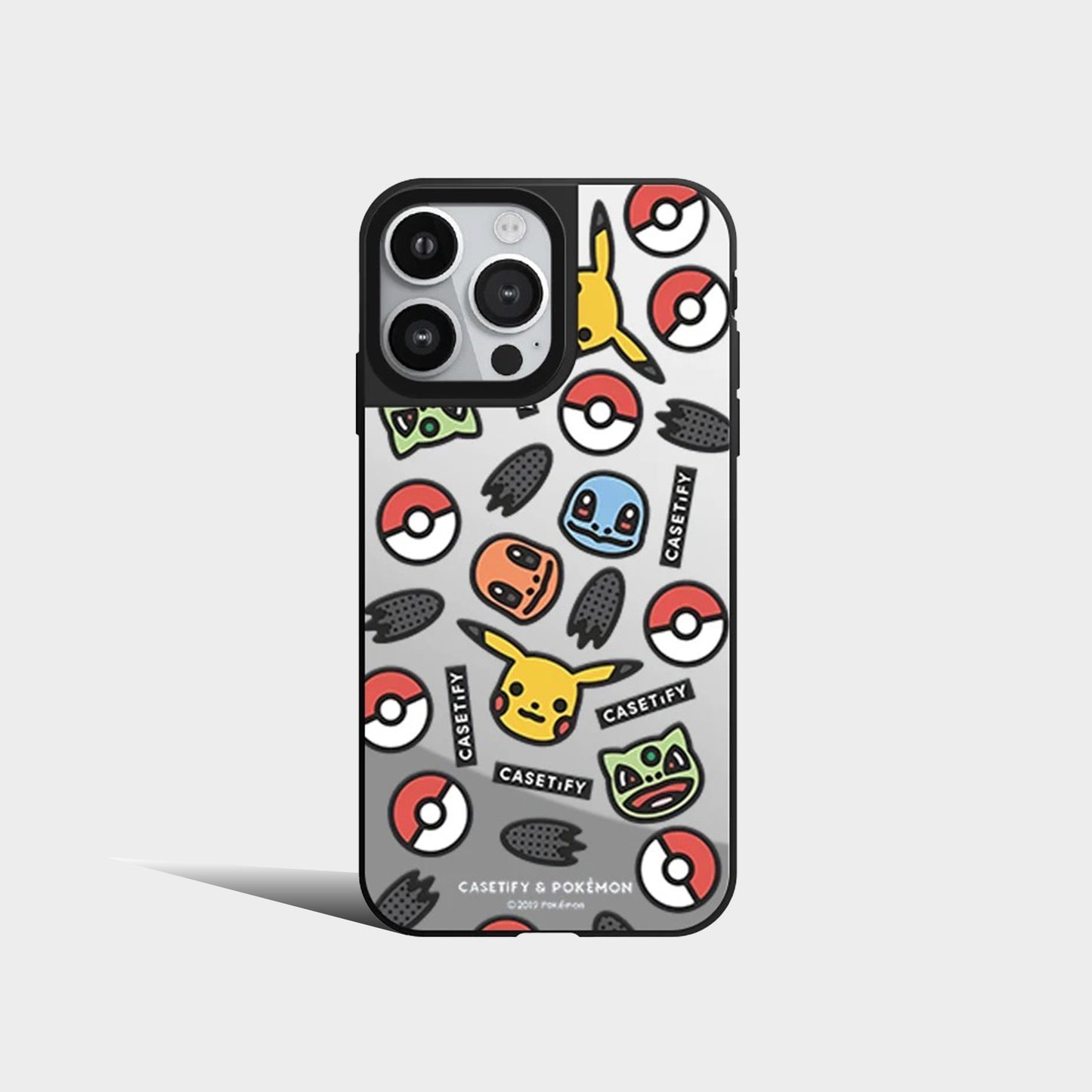 Cartoon Pikachu Pokemon Ctue Mirror Phone Case