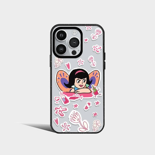 Acrylic Fashion Girl Phone Case