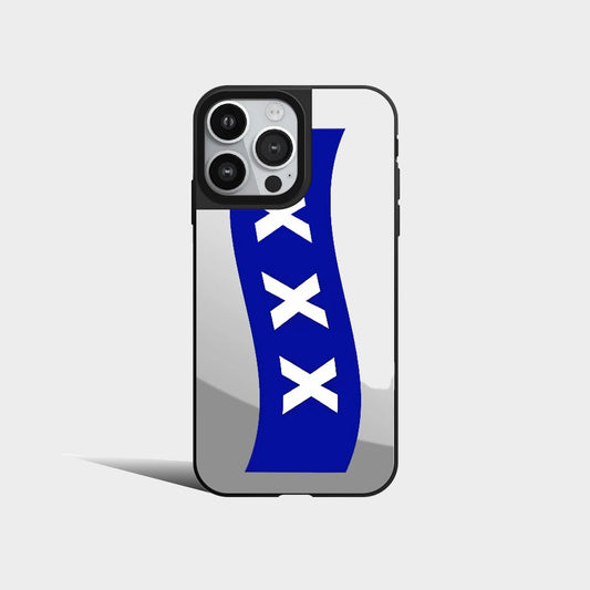 Simple Lightning X Pattern Mirror Phone Case