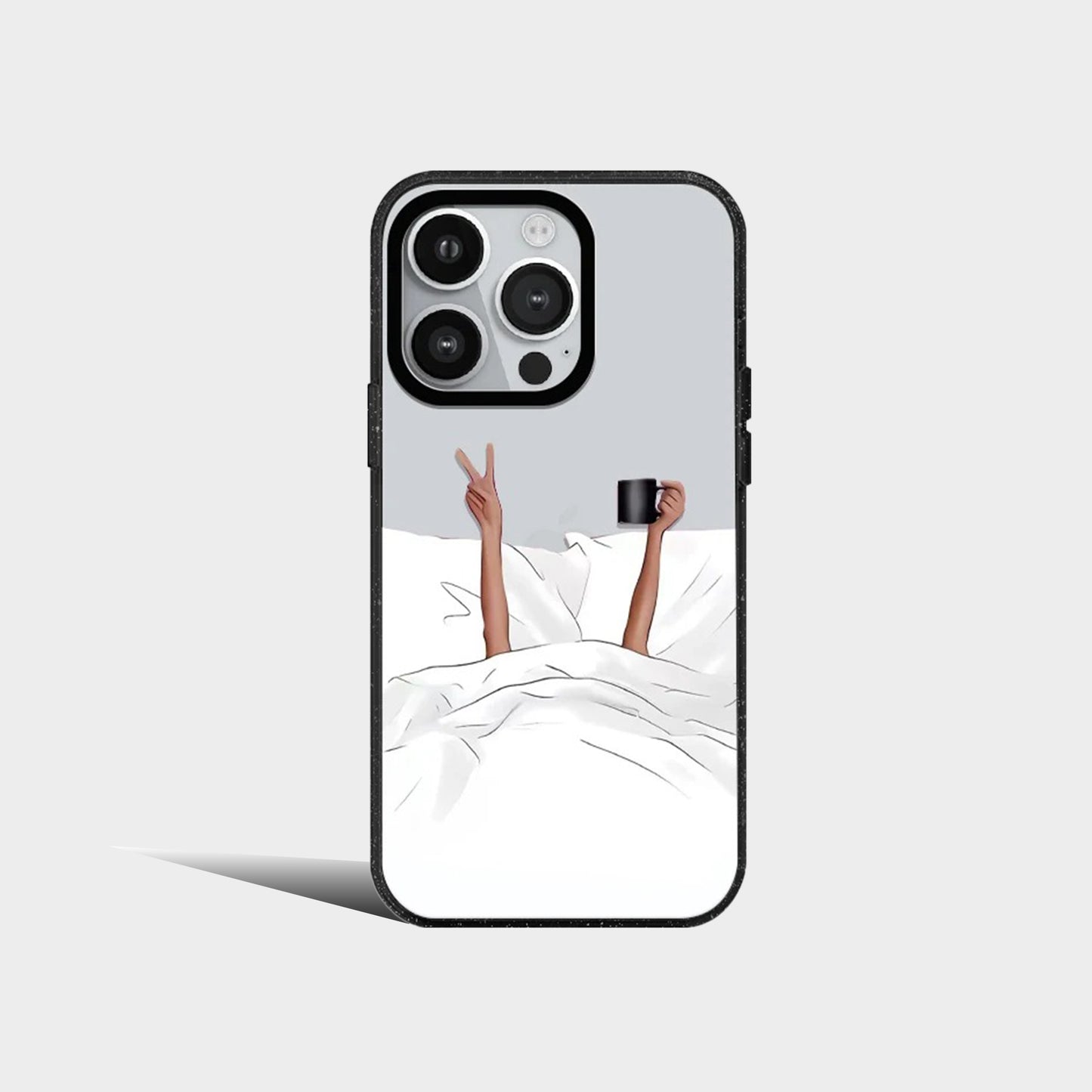 Love Embrace Yourself Acrylic Mirror Phone Case