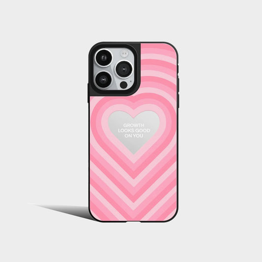 Love Heart Colorful Cute Mirror Phone Case