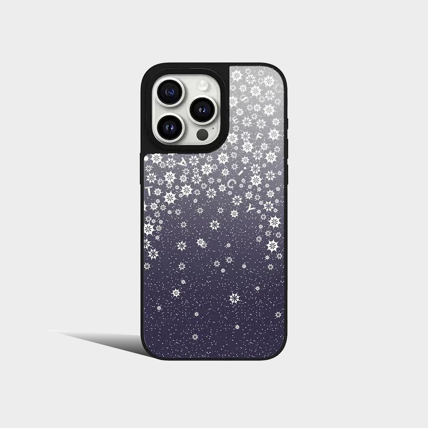 Snowflake Mirror Magnetic iPhone Case