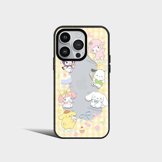 Hello Kitty Sanrio Melody Pochacco Kuromi Cute Kawaii Acrylic Phone Case