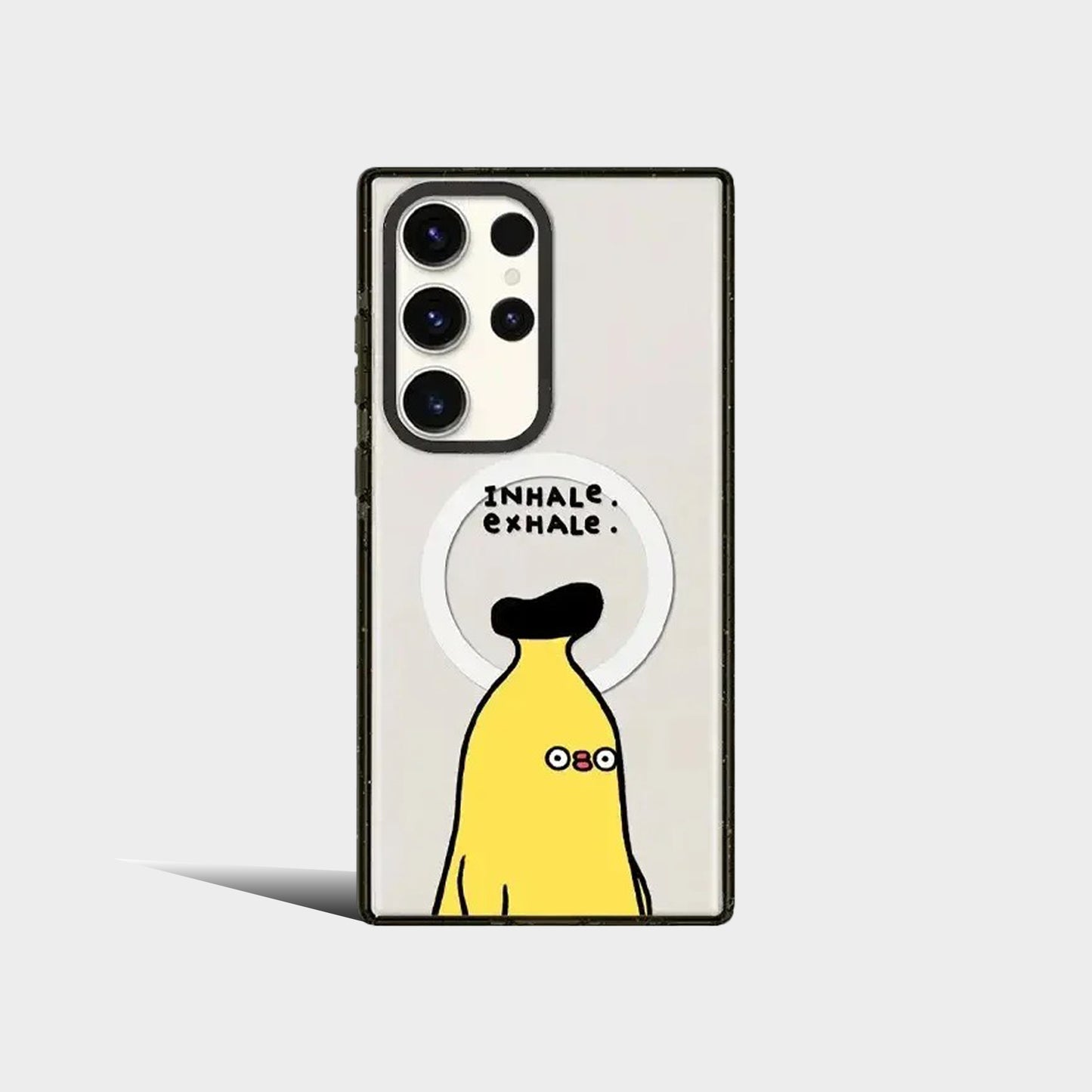 Cartoon Banana Magnetic Acrylic Protective Case for Samsung Galaxy