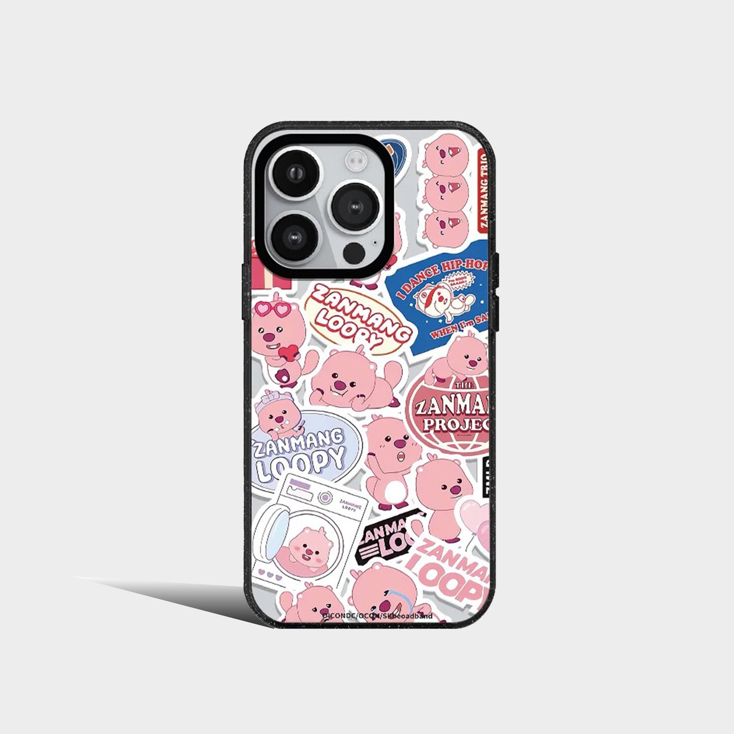 Cartoon Cute Pink Loopys Acrylic Phone Case