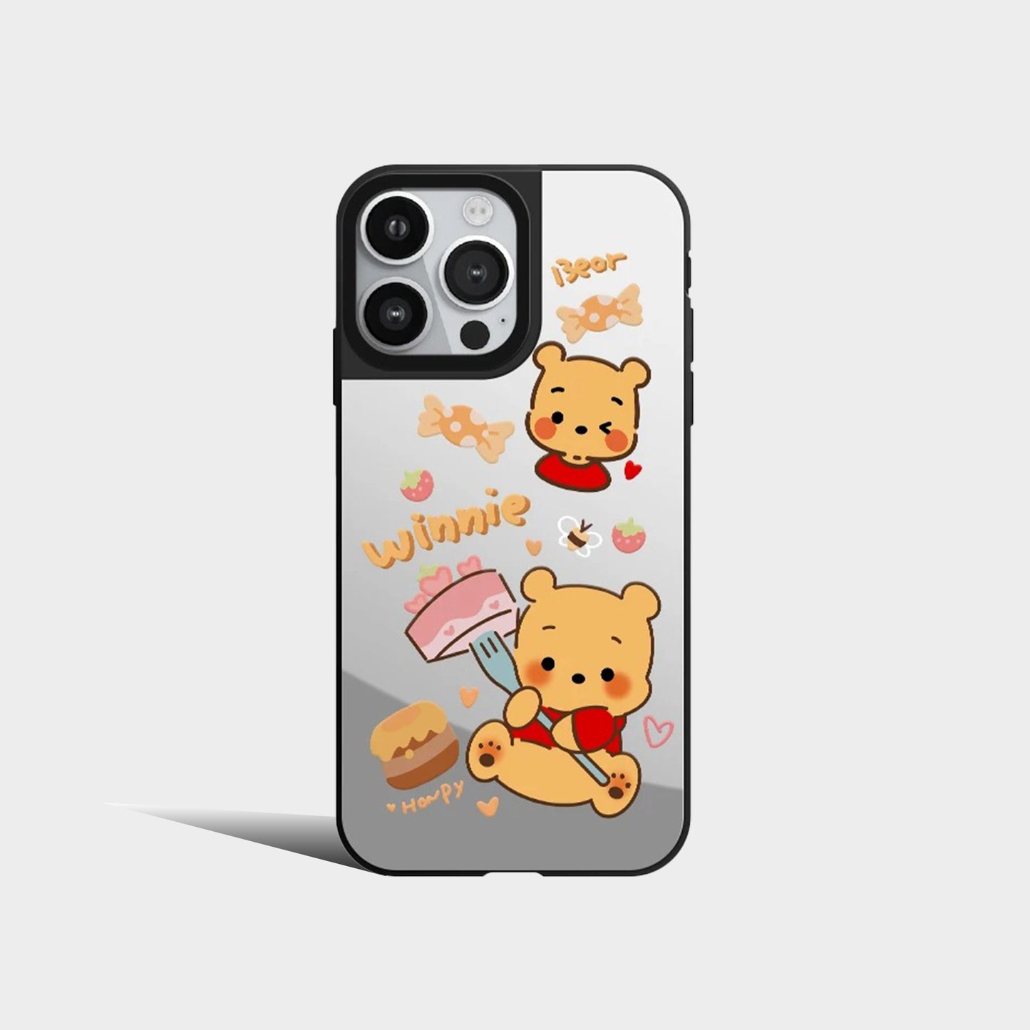 Disney Pooh Bear Tigger friends Mirror Phone Case