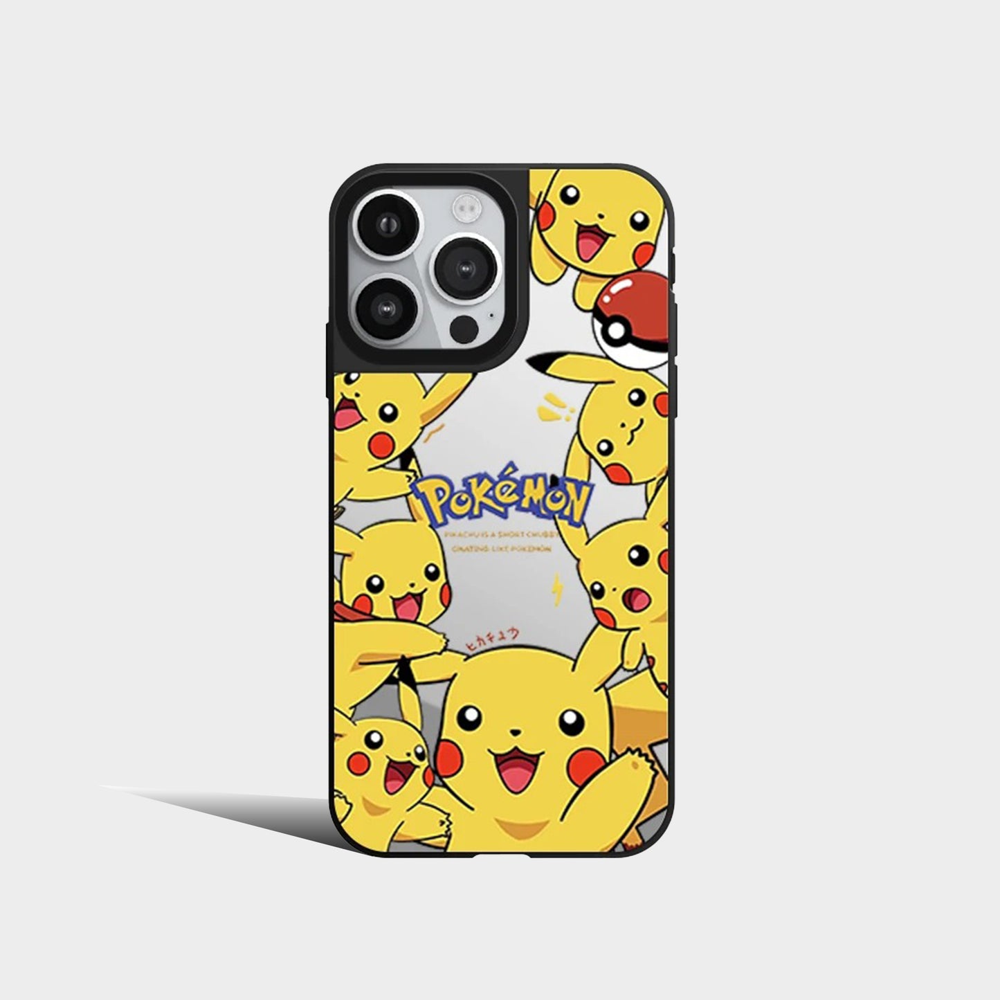 Cartoon Pikachu Pokemon Ctue Mirror Phone Case