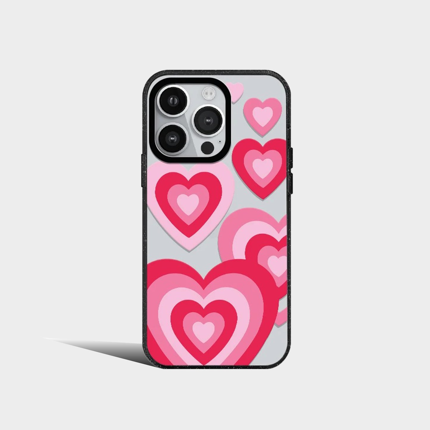 Colorful Love Heart Pretty Acrylic Phone Case