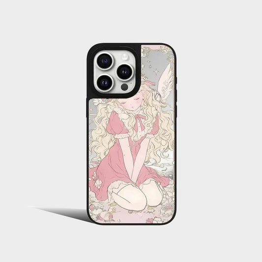 Anime Girl Mirror Magnetic iPhone Case