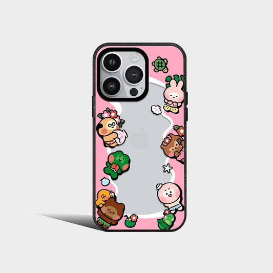 Mini Cute Animal Garden Acrylic Phone Case