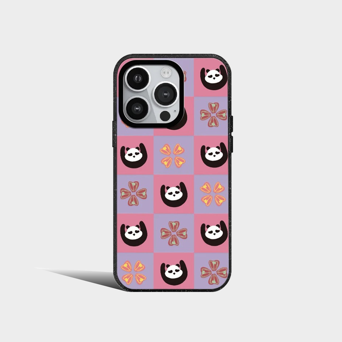 Cute Pandas Funny Acrylic Phone Case