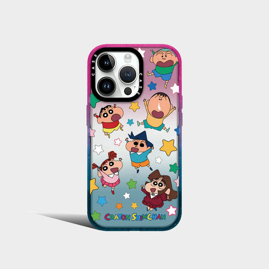 Anime Crayon Shin-chan Cartoon Cotton Candy Acrylic Phone Case