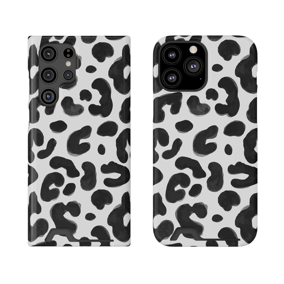 White Leopard Holder Phone Case