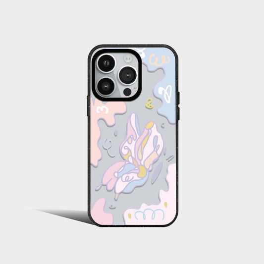 Butterfly Colorful Acrylic With MagSafe Phone Case