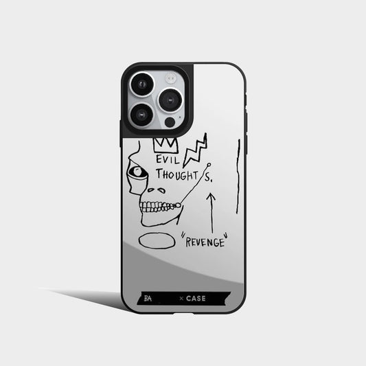 Artistic Graffiti Humanoid Acrylic Mirror Phone Case