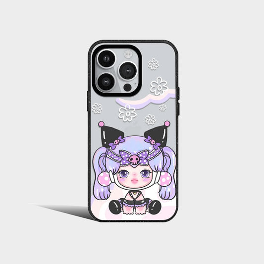 Sanrio Anime Kuromi Cartoon Acrylic Phone Case