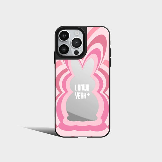 Korea Cute Rabbit Mirror Phone Case