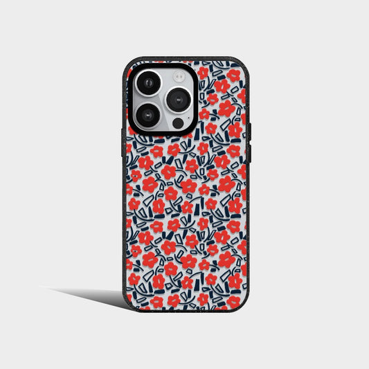 Pretty Florals Red FlowersAcrylic Phone Case