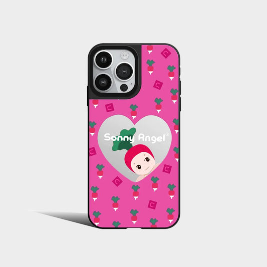 Cute Baby Fruit Mirror Magnetic Phone Case