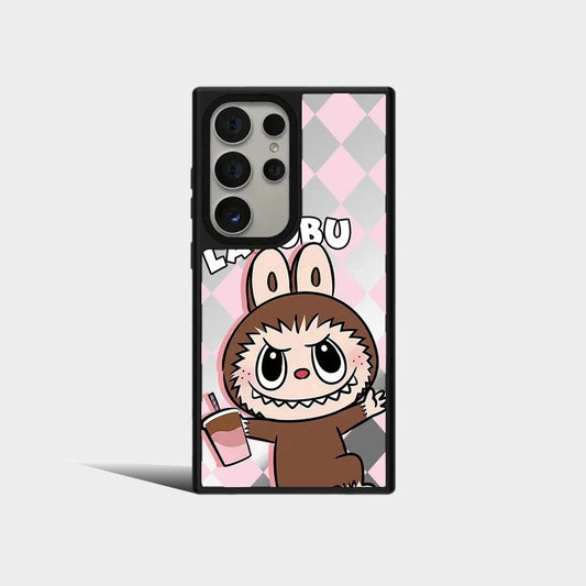 Cartoon Mirror Surface Protective Case for Samsung Galaxy