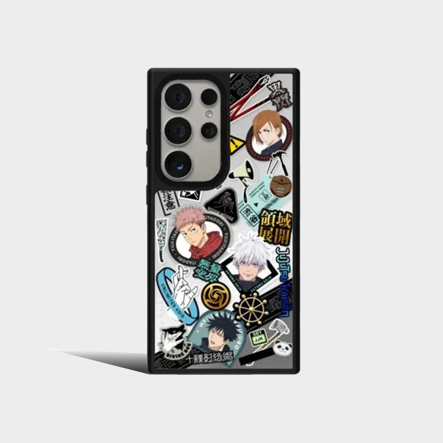 Anime Cartoon Mirror Surface Protective Case for Samsung Galaxy