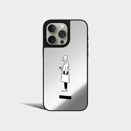 Coffee Mirror Magnetic iPhone Case