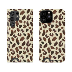 Brown Leopard Holder Phone Case