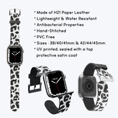 WHITE LEOPARD iWatch Band