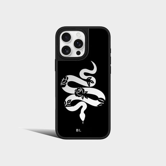 Snake Bear Cat Black Mirror IPhone Case