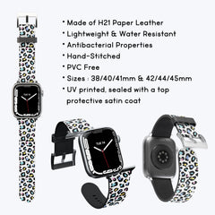 WHITE LEOPARD iWatch Band