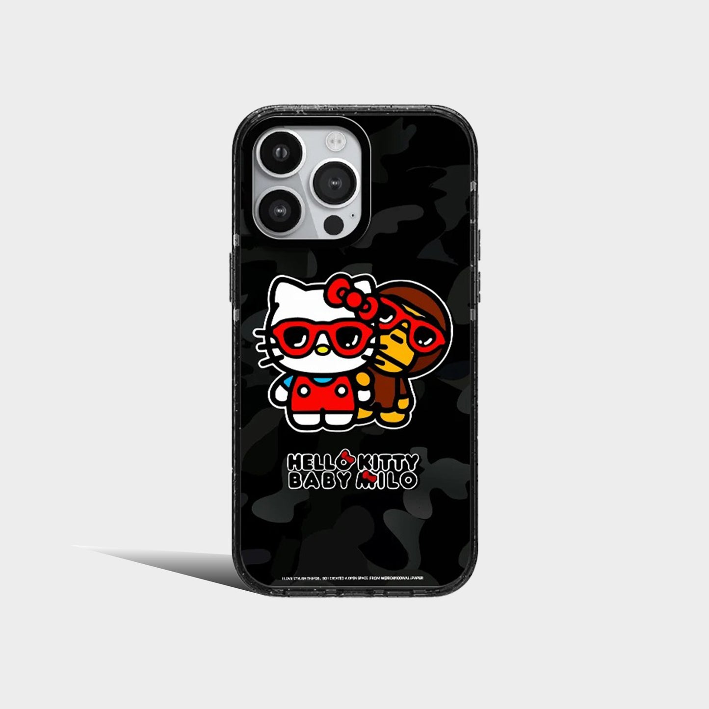 Sanrio Hello Kitty Leopard Print Acrylic Phone Case