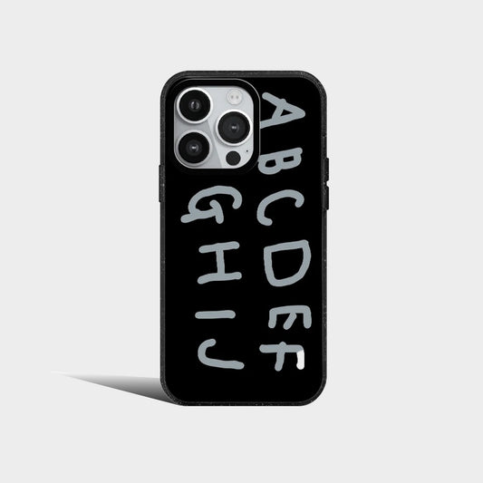 Simple solid color letters A B C D E F G H I J Acrylic With MagSafe Phone Case