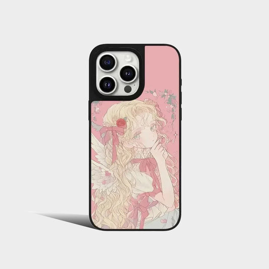 Anime Girl Mirror Magnetic iPhone Case