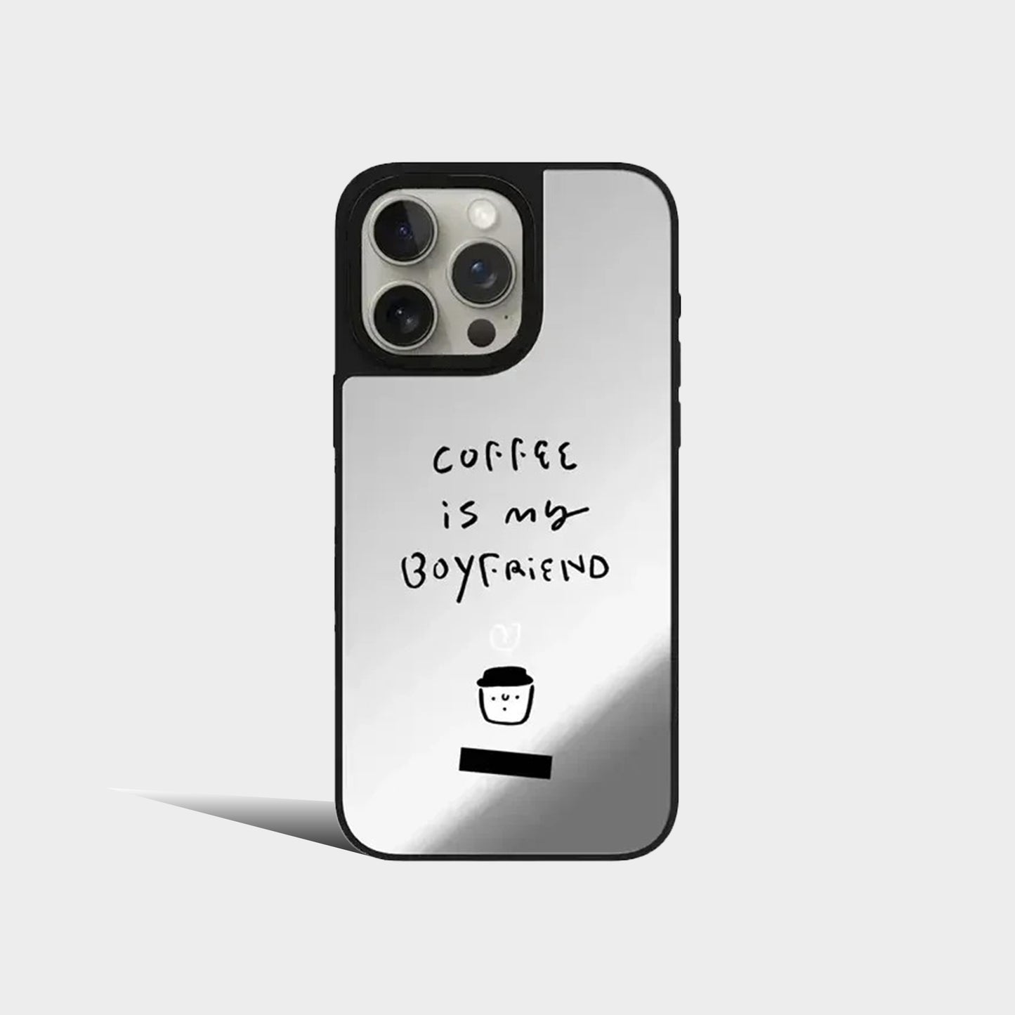 Coffee Makes Me Happy Mirror Magnetic Iphone Case