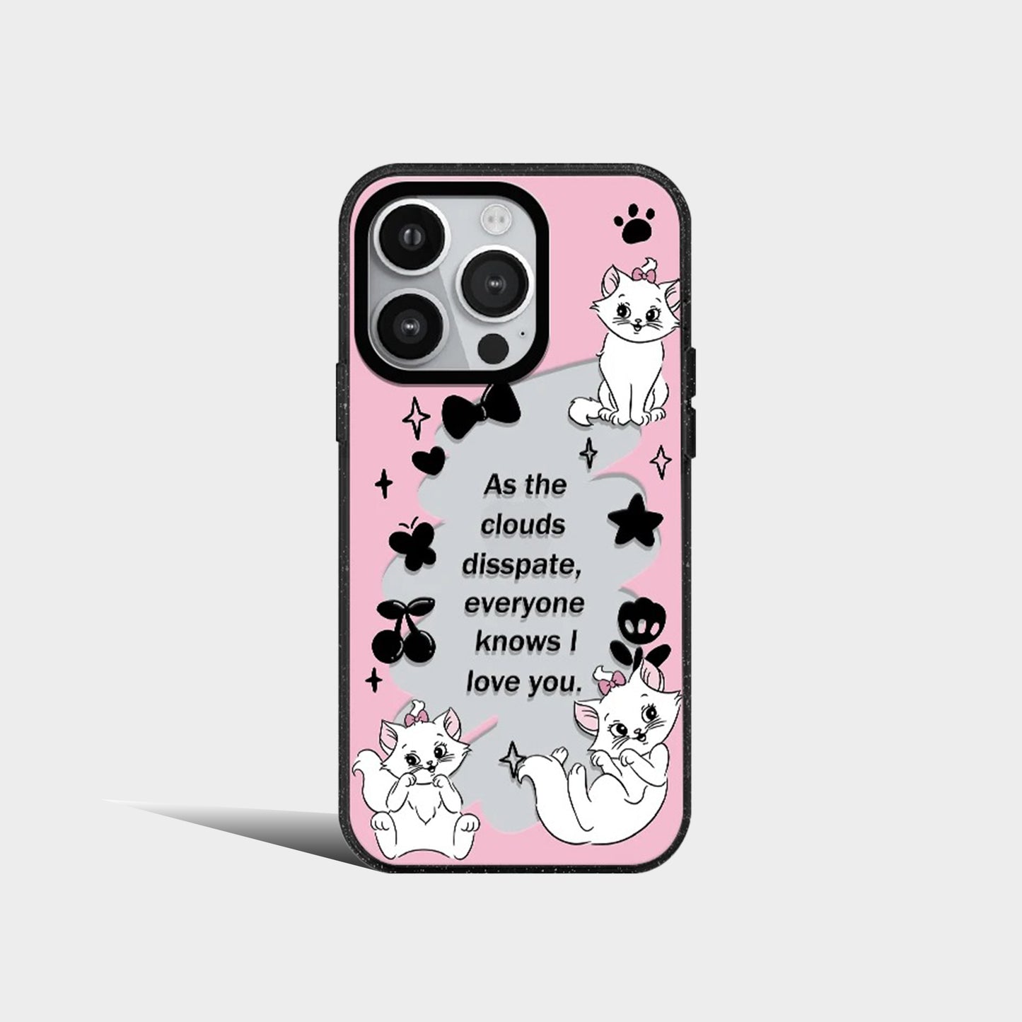 Disney Beauty Marie Cat Cute Acrylic Phone Case