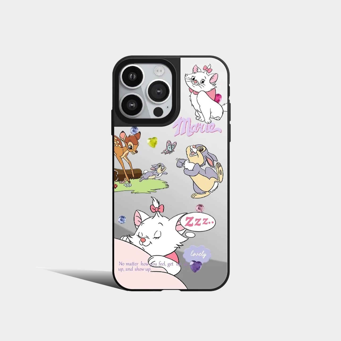 Disney Beauty Marie Cat Cute Mirror Phone Case