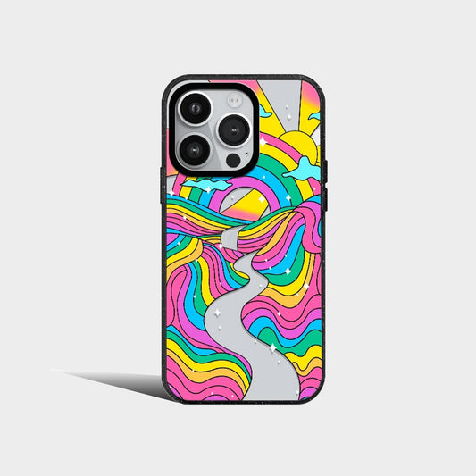 Gorgeous Rainbow Colorful Acrylic Phone Case