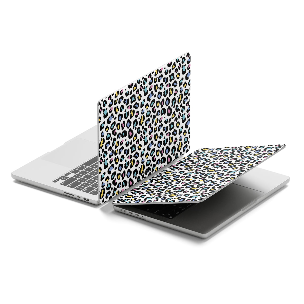 WHITE LEOPARD Macbook Case