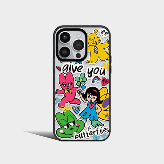 Acrylic Fashion Girl Phone Case