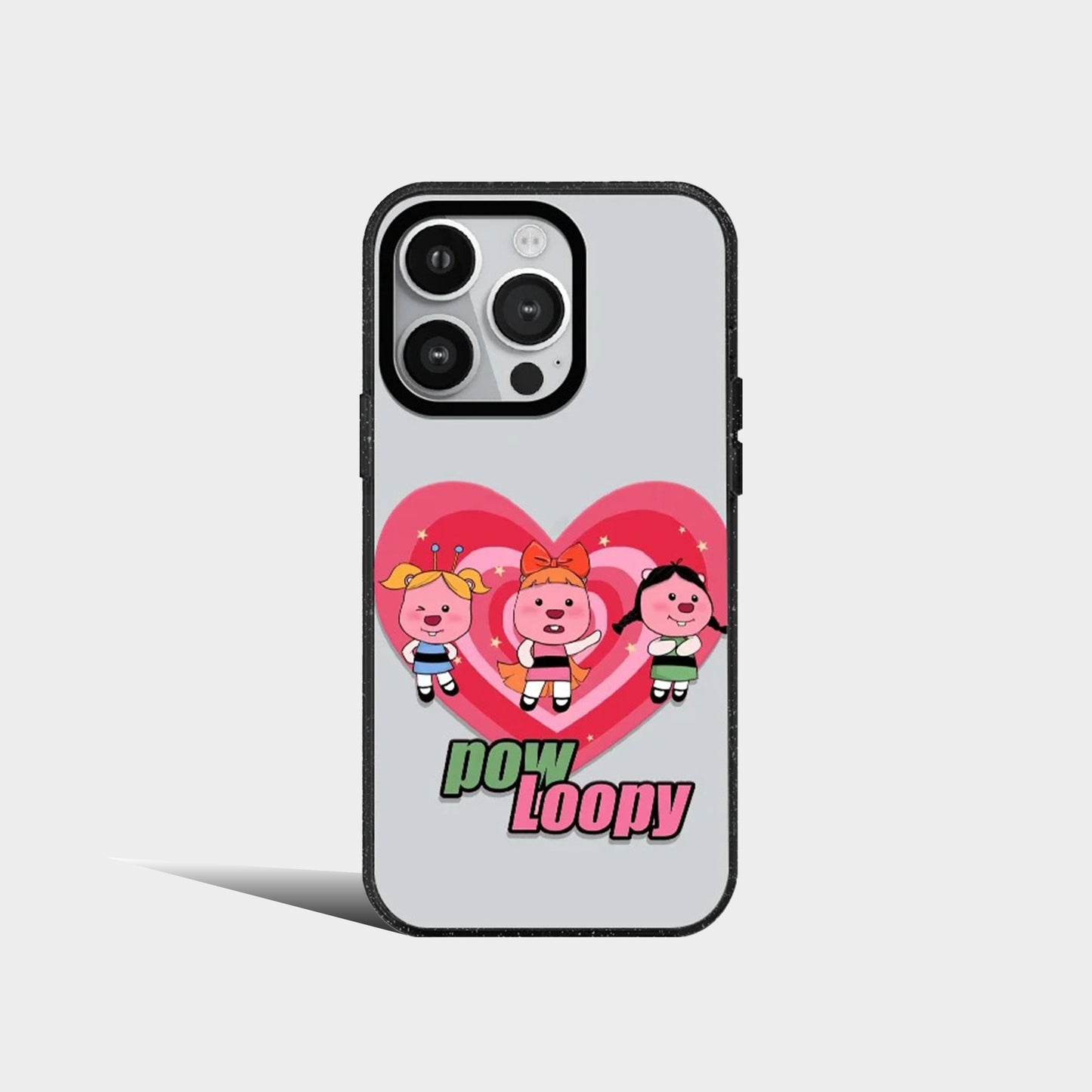 Cartoon Cute Pink Loopy Acrylic Phone Case