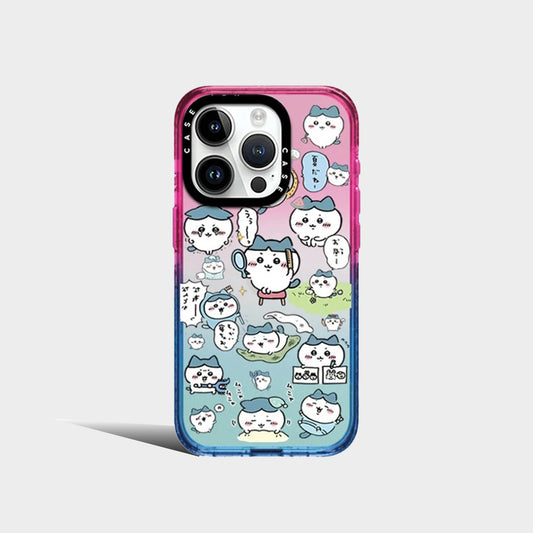 Cotton Candy Chiikawa Cute Hamster Acrylic Phone Case